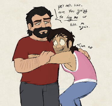 Michael and Trevor (colored)