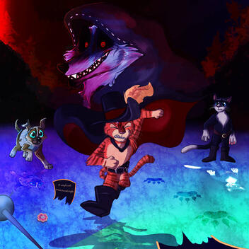 The Last Wish Crew (Shaded / Detailed Background)