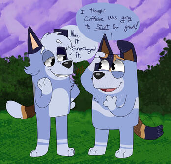 Future Socks and Stripe (Colored / Detailed Background)