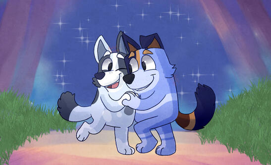 Trixie and Stripe (Colored / Detailed Background)